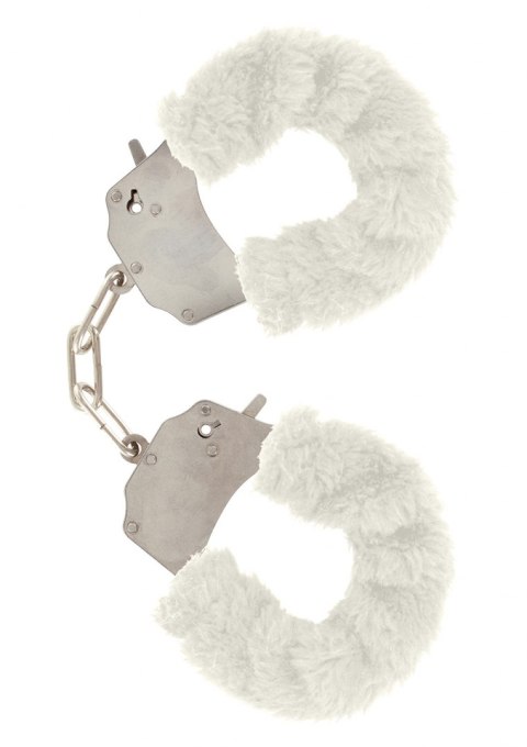 Kajdanki-FURRY FUN CUFFS WHITE PLUSH Kajdanki-FURRY FUN CUFFS WHITE PLUSH