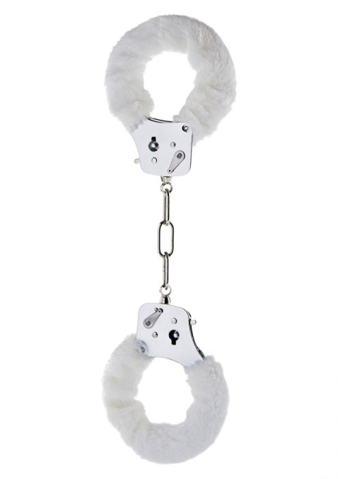 Kajdanki-FURRY FUN CUFFS WHITE PLUSH Kajdanki-FURRY FUN CUFFS WHITE PLUSH