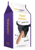 Proteza-SUPERWOMAN STRAP-ON FLESH