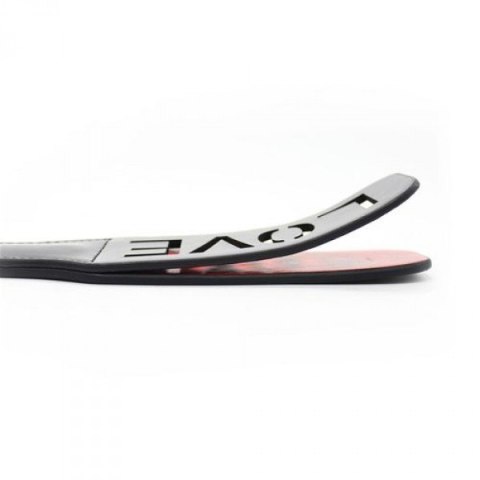 Pejcz-Paletta Doppia Double Spank Paddle Love black Pejcz-Paletta Doppia Double Spank Paddle Love black
