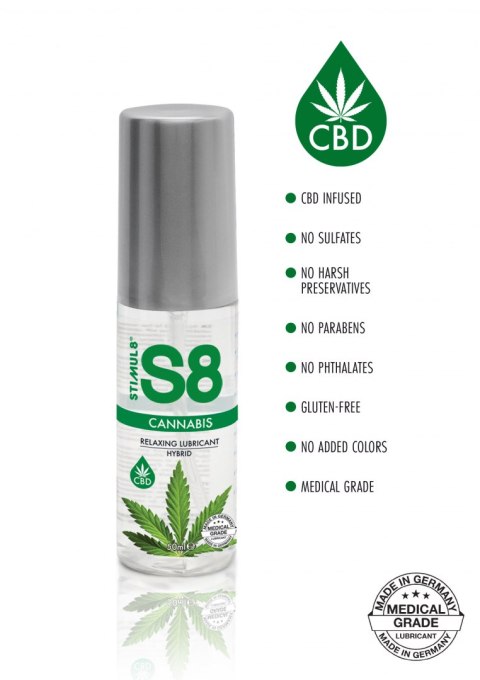 Żel/sprej-S8 Cannabis Hybrid Lube 50ml Żel/sprej-S8 Cannabis Hybrid Lube 50ml