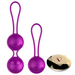 Kulki-Vibrating Silicone Kegel Balls Set USB 10 Function / Remote control