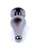 Plug-Jewellery Dark Silver BUTT PLUG- Green Plug-Jewellery Dark Silver BUTT PLUG- Green