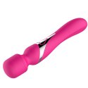 Stymulator-Boss Series-Silicone Dual Massager Pulsator USB 7+7 Function (Pink)