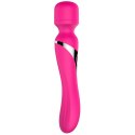 Stymulator-Boss Series-Silicone Dual Massager Pulsator USB 7+7 Function (Pink)