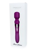 stymulator o podwójnym zastosowaniu.-Silicone Dual Massager USB 7+7 Function Purple