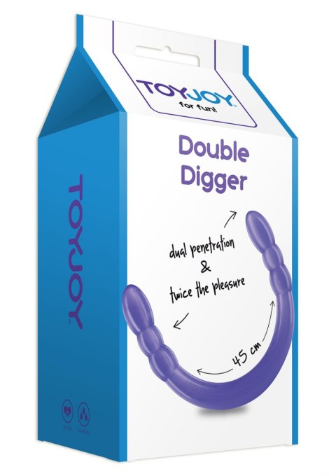 Dildo-DOUBLE DIGGER DONG PURPLE Dildo-DOUBLE DIGGER DONG PURPLE