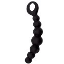 Plug/kulki-FALLO ANALE CATERPILL-ASS SILICONE BLACK