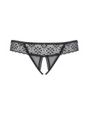 Bielizna-Shibu stringi otwarte czarne S/M Bielizna-Shibu stringi otwarte czarne S/M
