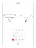 Bielizna-Shibu stringi otwarte czarne S/M Bielizna-Shibu stringi otwarte czarne S/M