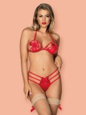 Bielizna-Giftella komplet 2-częściowy czerwony S/M Bielizna-Giftella komplet 2-częściowy czerwony S/M