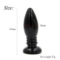 Rocket drill 3,4 inch black anal plug 3,4 inch / 8,7 cm Rocket drill 3,4 inch black anal plug 3,4 inch / 8,7 cm