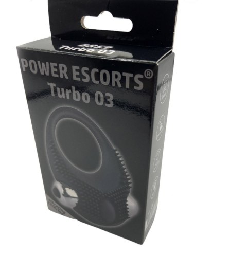 Turbo 03 black vibrating cockring Turbo 03 black vibrating cockring