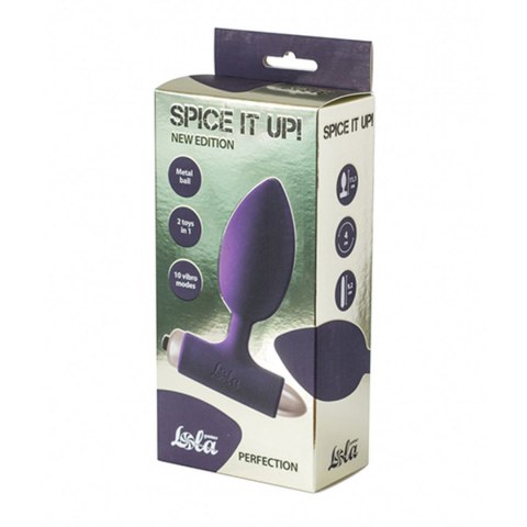Vibrating Anal Plug Spice it up New Edition Perfection Ultraviolet Vibrating Anal Plug Spice it up New Edition Perfection Ultraviolet