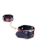 Fetish Boss Series Handcuffs with cristals 3 cm Red Line Fetish Boss Series Handcuffs with cristals 3 cm Red Line