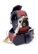 Fetish Boss Series Handcuffs with cristals 3 cm Red Line Fetish Boss Series Handcuffs with cristals 3 cm Red Line