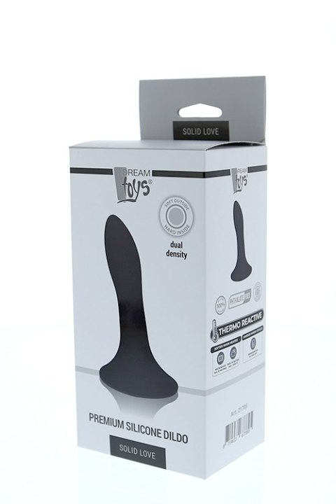 SOLID LOVE PREMIUM DILDO 5INCH, BLACK SOLID LOVE PREMIUM DILDO 5INCH, BLACK