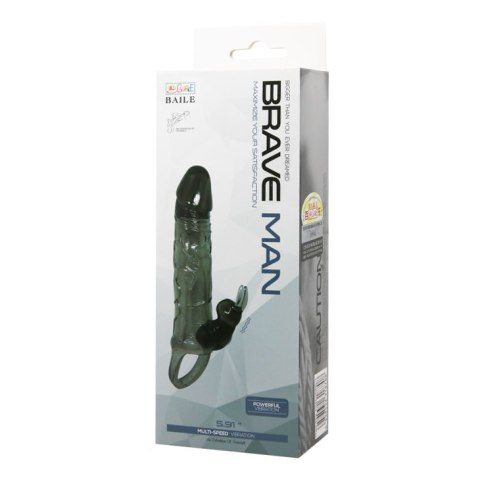 BAILE - BRAVE MAN SMOKE 5,91" MULTI-SPEED vibration BAILE - BRAVE MAN SMOKE 5,91" MULTI-SPEED vibration