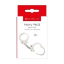 Kajdanki- Me You Us Heavy Metal Handcuffs Silver