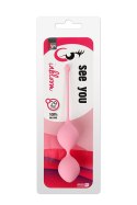 Kulki-SEE YOU IN BLOOM DUO BALLS 29MM PINK Kulki-SEE YOU IN BLOOM DUO BALLS 29MM PINK