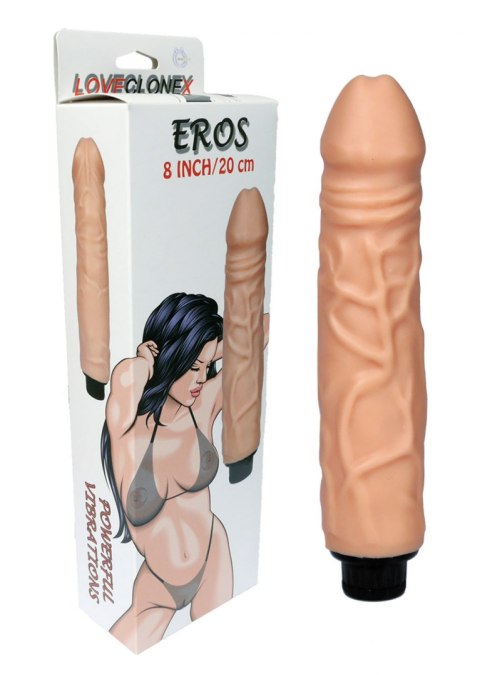 Bardzo realistyczny wibrator EROS-23,5cm Bardzo realistyczny wibrator EROS-23,5cm