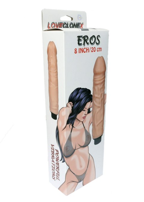 Bardzo realistyczny wibrator EROS-23,5cm Bardzo realistyczny wibrator EROS-23,5cm