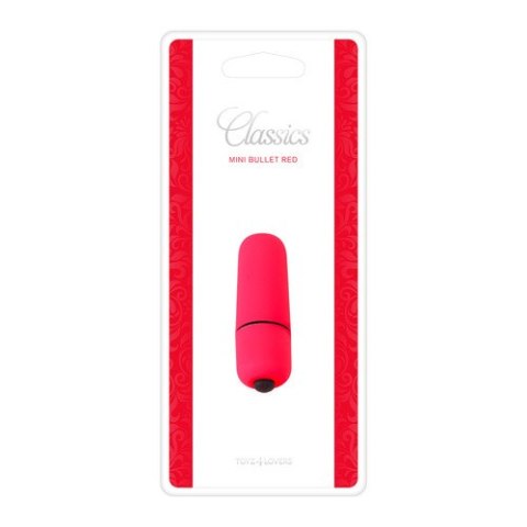 Wibrator-MINI VIBRATORE BULLET CLASSICS RED