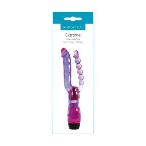 Wibrator- Me You Us Extreme Dual Vibrator Purple Wibrator- Me You Us Extreme Dual Vibrator Purple