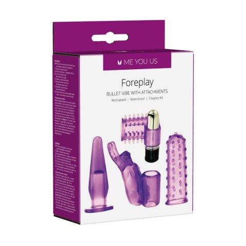 Zestaw- Me You Us 4 Play Couples Kit Purple Zestaw- Me You Us 4 Play Couples Kit Purple