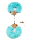 Kajdanki Fetish Boss Series- Furry Cuffs Blue Kajdanki Fetish Boss Series- Furry Cuffs Blue