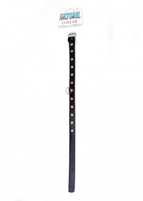 Fetish Boss Series Collar - 2 cm pink crystal Fetish Boss Series Collar - 2 cm pink crystal