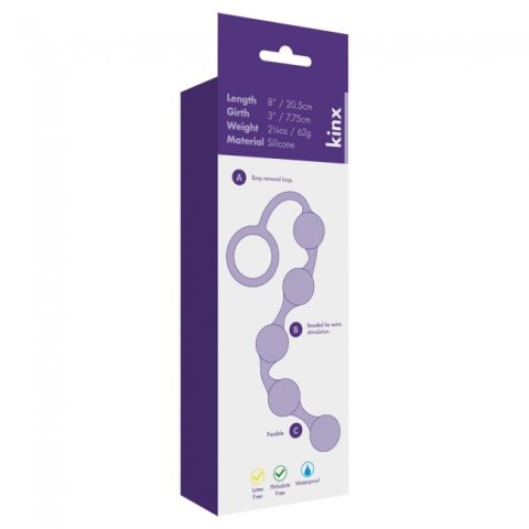 Plug/kulki-Onyx Silicone Anal Beads Plug/kulki-Onyx Silicone Anal Beads