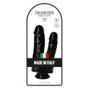 Dildo- Romolo e Remo Black 7.5""