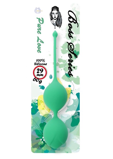 Silicone Kegel Balls 29mm 60g Green - Boss Series Silicone Kegel Balls 29mm 60g Green - Boss Series