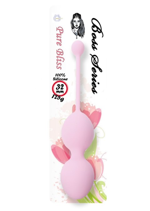 Silicone Kegel Balls 32mm 125g Pink - Boss Series Silicone Kegel Balls 32mm 125g Pink - Boss Series