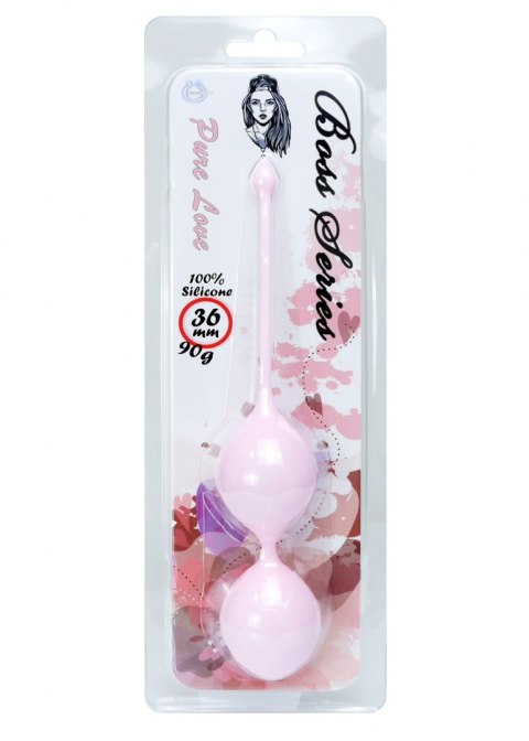 Silicone Kegel Balls 36mm 90g Light Pink - Boss Series Silicone Kegel Balls 36mm 90g Light Pink - Boss Series