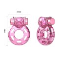 BAILE - Vibrating Cock Ring Bear Pink BAILE - Vibrating Cock Ring Bear Pink