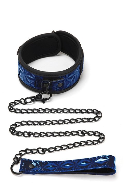 WHIPSMART DIAMOND COLLAR AND LEASH BLUE WHIPSMART DIAMOND COLLAR AND LEASH BLUE