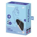 Wibrator - Love Triangle Air Pulse Stimulator + Vibration Black