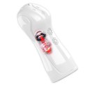 Masturbator-Boss Series-Vibrating and Flashing Masturbation Cup USB 7+7 Function / Talk Mode (White)