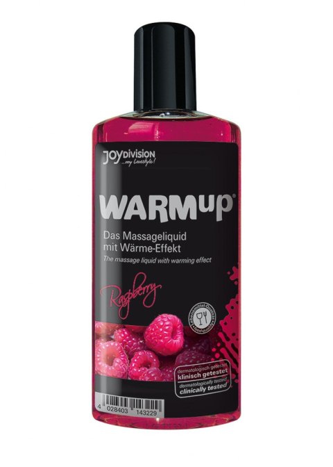 Rozgrzewający Olejek do Masażu, malinowy -WARMup Raspberry, 150 ml