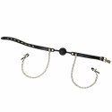 Ball Gag with nipple clamps Party Hard Hentai Ball Gag with nipple clamps Party Hard Hentai