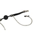Ball Gag with nipple clamps Party Hard Hentai Ball Gag with nipple clamps Party Hard Hentai