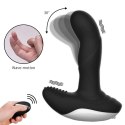 Wibrator-Silicone Massager USB 7 Function + Pulsator / Heating BLACK