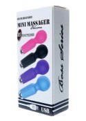 Stymulator-Rechargeable Mini Masager USB 20 Functions - Blue Stymulator-Rechargeable Mini Masager USB 20 Functions - Blue