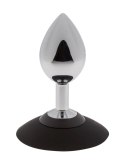 MALESATION Alu-Plug with suction cup large, chrome MALESATION Alu-Plug with suction cup large, chrome