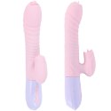 Wibrator-Silicone Vibrator USB 7 Function and Thrusting Function / Heating, pink