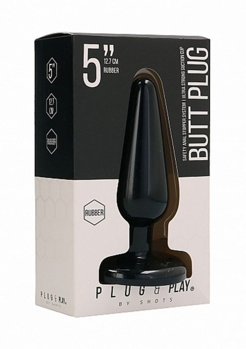 Butt Plug - Basic - 5 Inch - Black Butt Plug - Basic - 5 Inch - Black