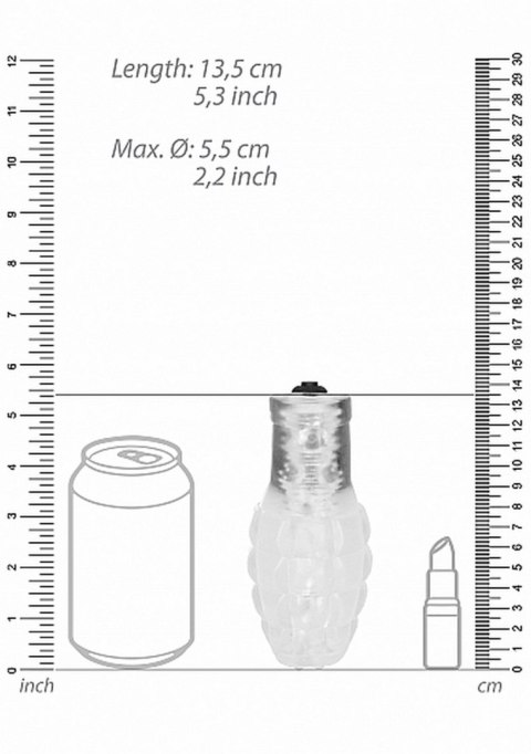 No.22 - Stroker - with vibrating bullet - Translucent No.22 - Stroker - with vibrating bullet - Translucent