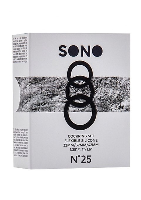 No.25 - Cockring Set - Grey No.25 - Cockring Set - Grey